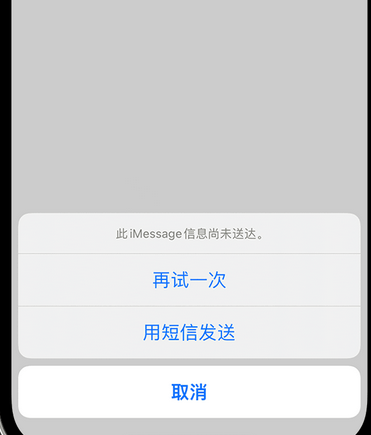 措美apple维修iPhone上无法正常发送iMessage信息