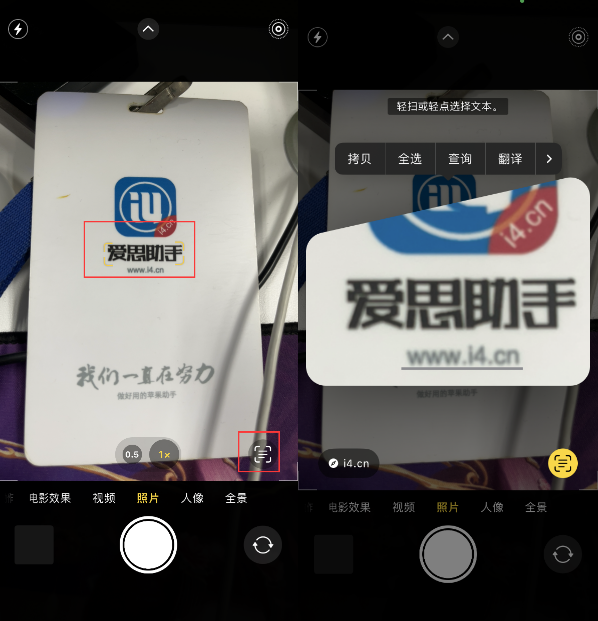 措美苹果手机维修分享升级iOS 16后如何通过相机翻译文本 