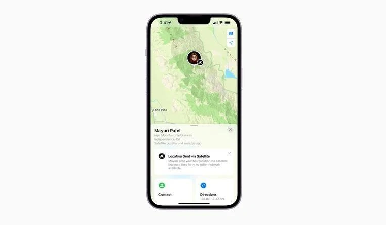 措美苹果14维修分享iPhone14系列中 FindMy功能通过卫星分享位置方法教程 