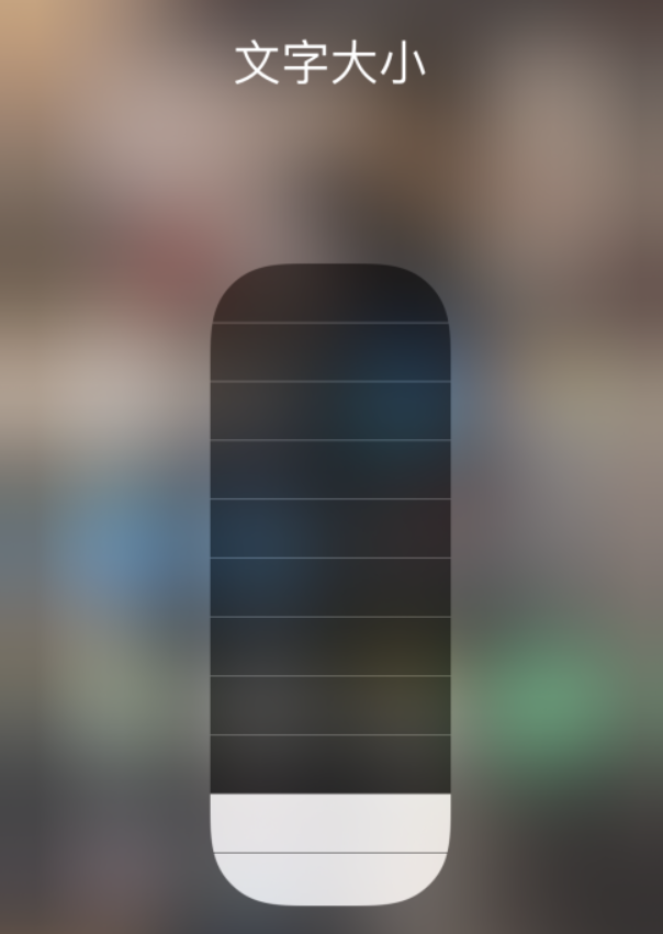 措美苹果手机维修分享小技巧：在 iPhone 控制中心快速调节字体大小 
